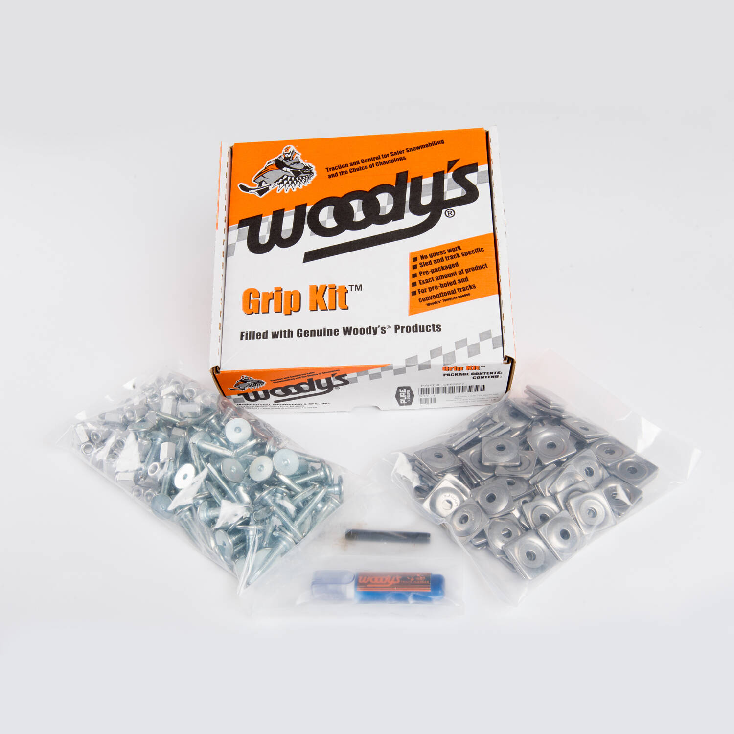 1.5" snowmobile studs 24 pack